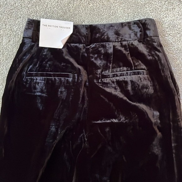 LOFT Curvy Peyton Trouser in Velvet - Picture 5 of 10